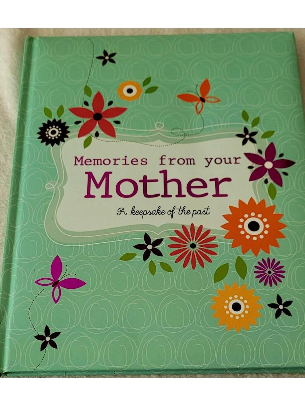 "Memories From Your Mother" Keepsake Memory Book/Scrapbook Photo Album Mom NEW